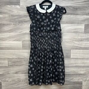 Kate Young for Target Dress Womens S Black Shimmer Sparkle Stars Party Cocktail